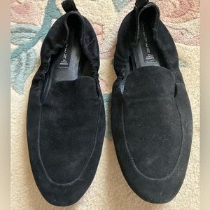STEVEN, by Steve Madden, womens size 8.5 black leather upper, loafers, EUC!